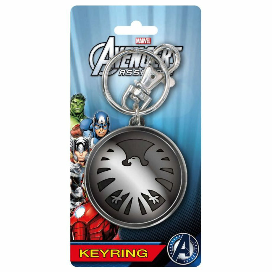 Marvel Avengers Eagle Logo Pewter Keychain