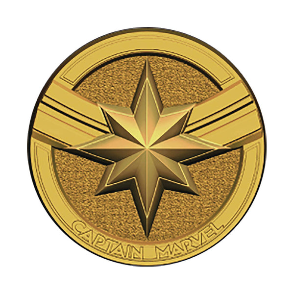 Marvel Captain Marvel Logo Pewter Lapel Pin