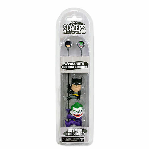 Neca Scalers Batman and Joker Scaler Figures with Earbuds