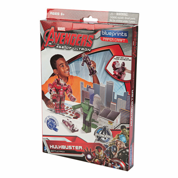 Marvel Avengers Age Of Ultron Hulkbuster Battle Pack Paper Craft Model Kit