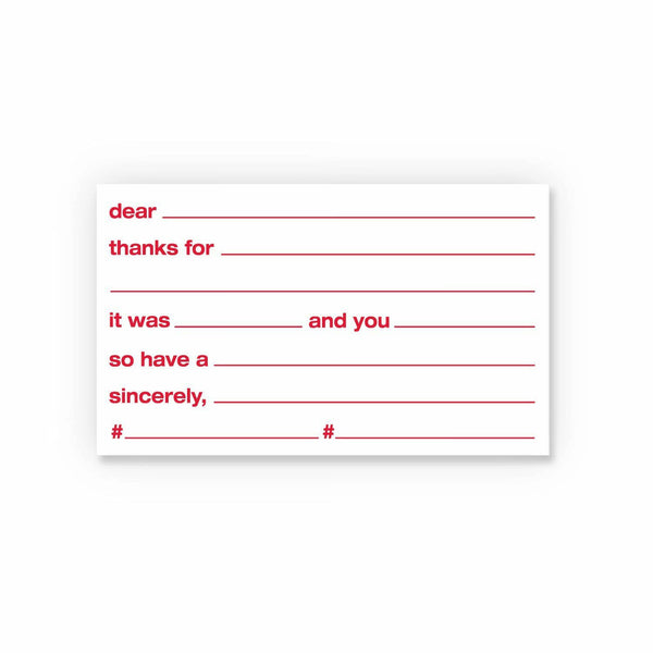 Carded: Thanks Social Currency Cards