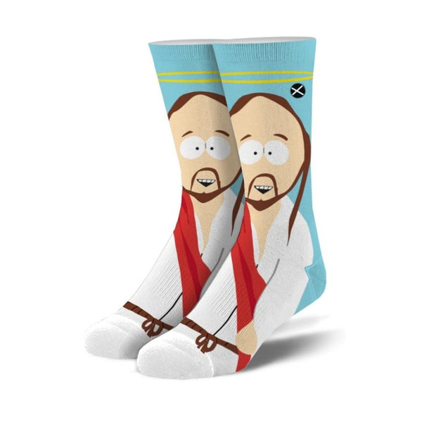 Jesus South Park Men's Crew Socks