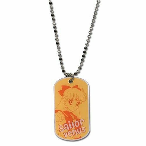 Sailormoon Sailor Venus Dog Tag Necklace