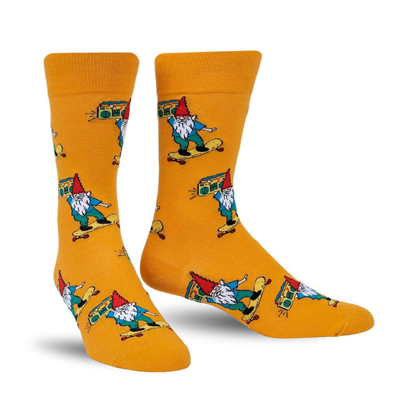 Gnarly Gnome Men's Crew Socks