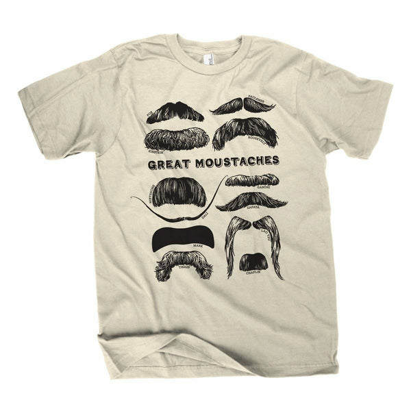 The Great Moustaches In History Mens T-Shirt