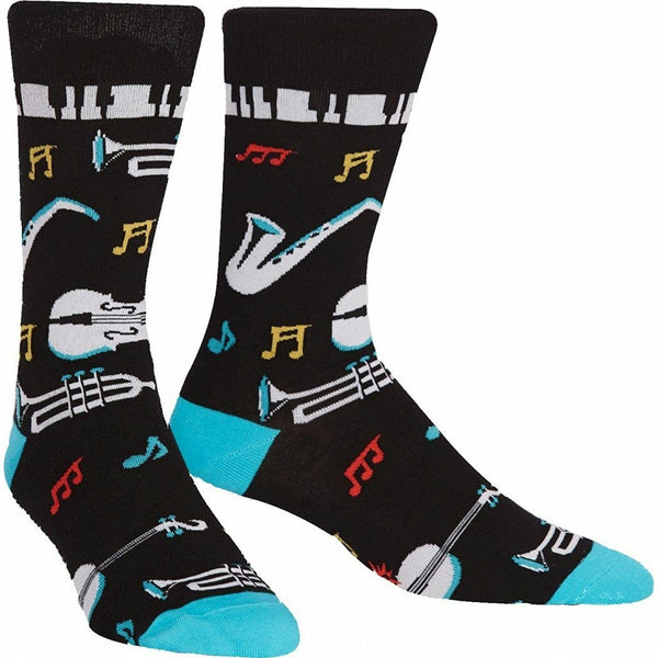 Sock It To Me All That Jazz Mens Crew Socks