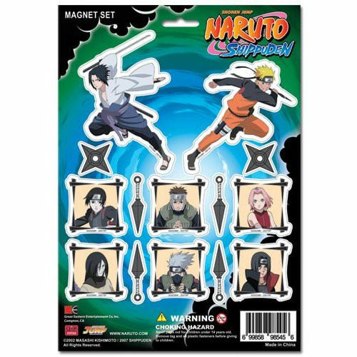 Naruto Shippuden Cutout Characters Magnet