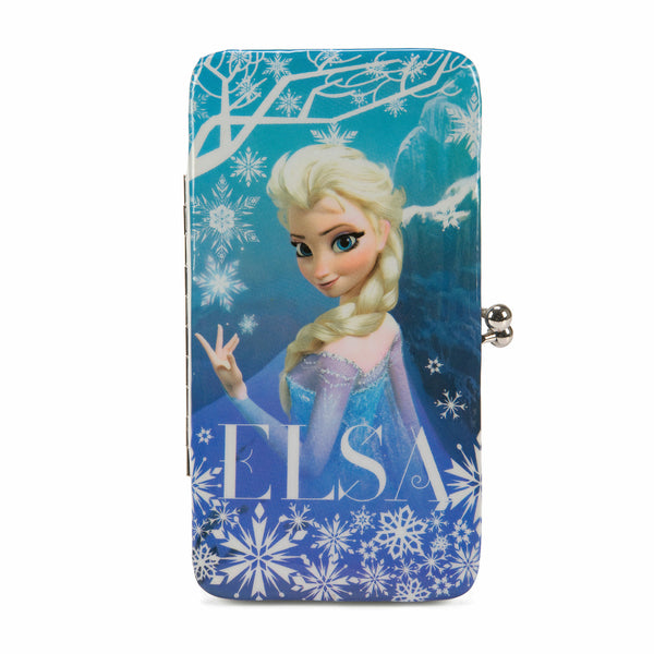 Disney Frozen Elsa Snowflakes Hinge Wallet