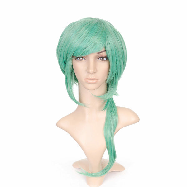 Seafoam Green Anime Cosplay Costume Wig With Pony Tail