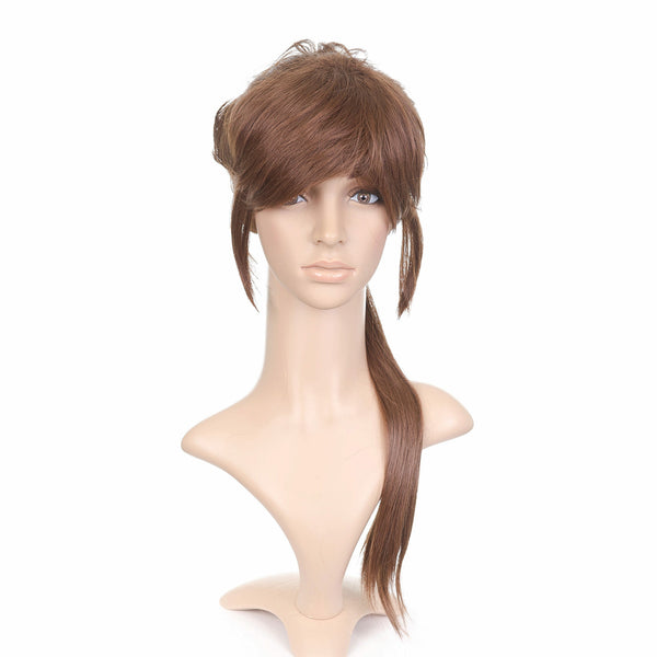 Brown Anime Costume Cosplay Wig with Long Pony Tail