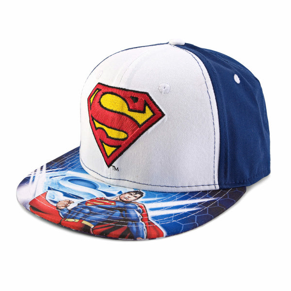 DC Comics Superman Sublimated Logo Snapback Baseball Cap
