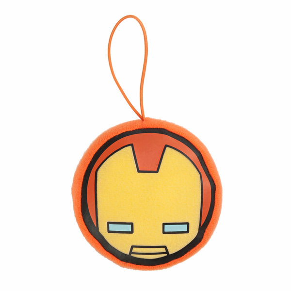 Marvel Kawaii Art Collection Iron Man Face Plush Keychain