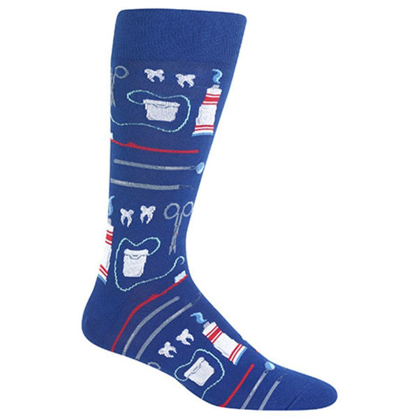 Dentist Men's Dark Blue Crew Socks