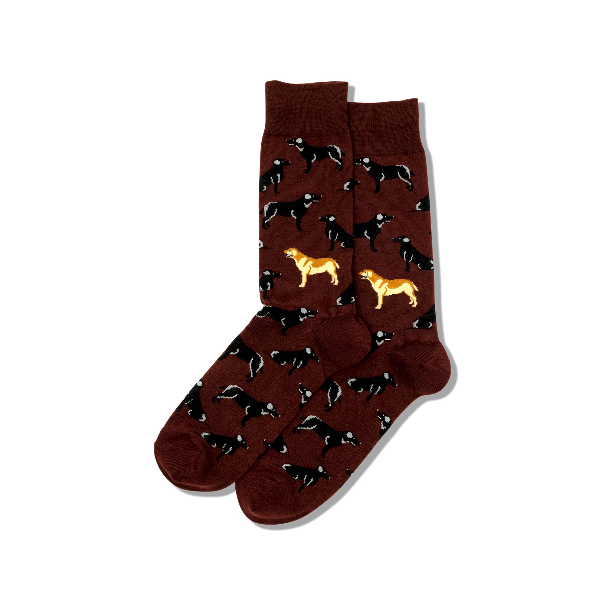 Labrador Men's Burgandy Crew Socks