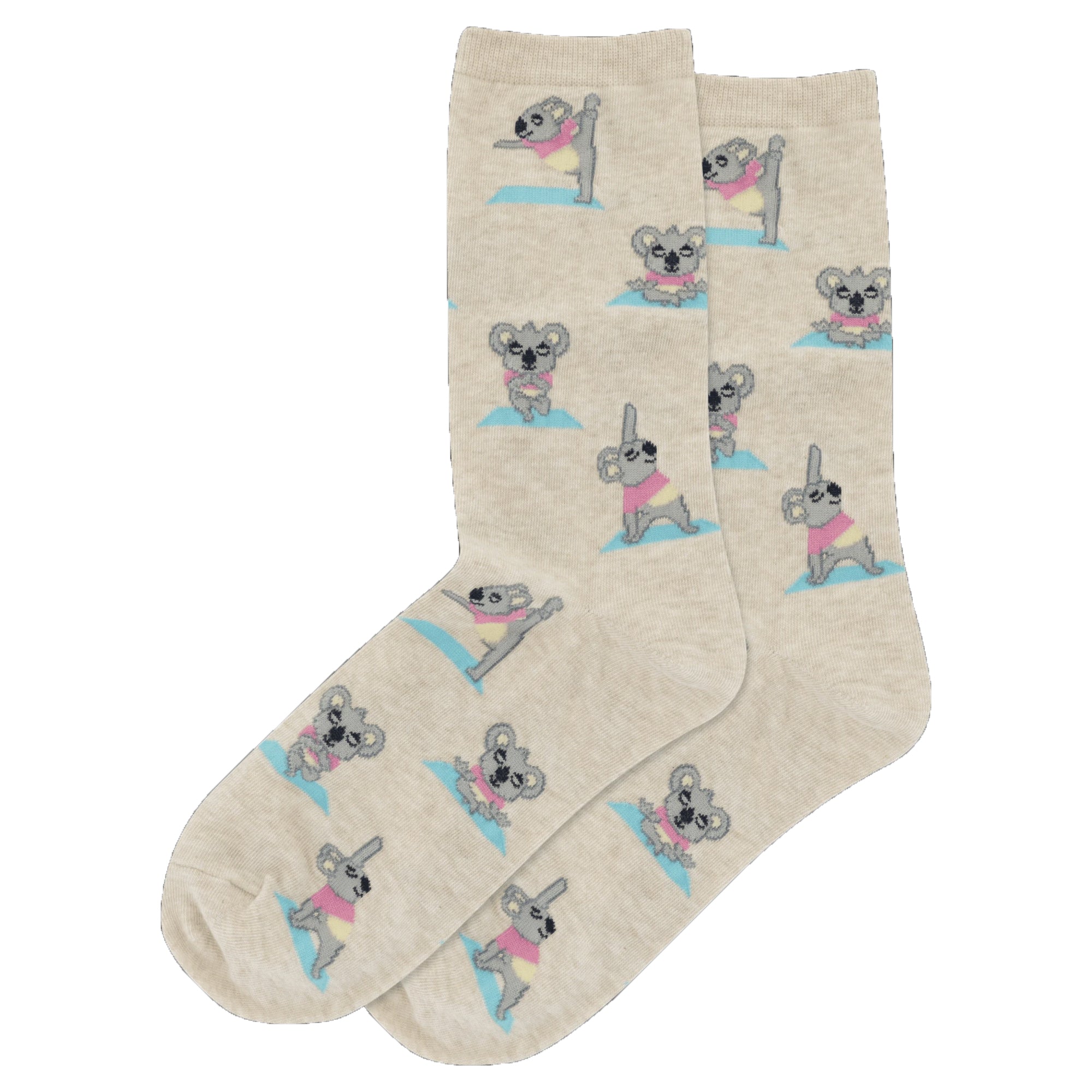 Koala Beige Crew Socks