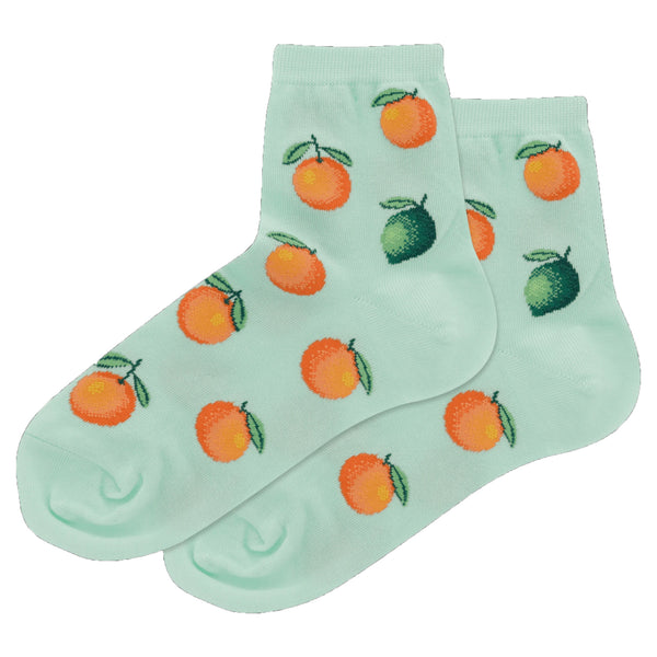 Citrus Green Ankle Socks