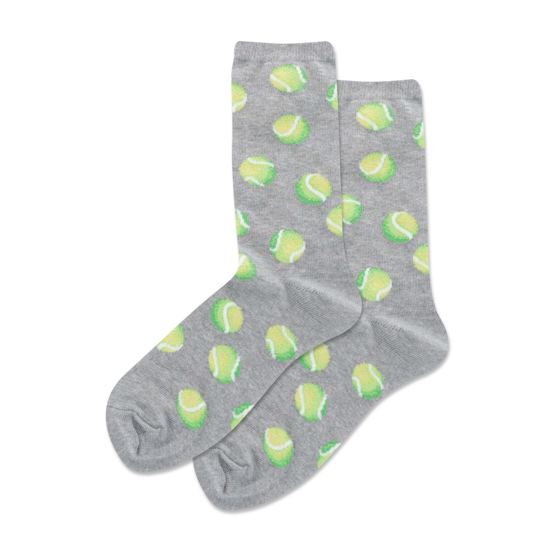 Tennis Women's Grey Heather Crew Socks