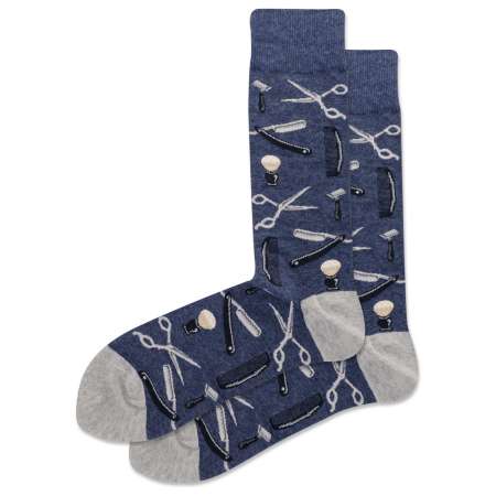 Shave Men's Denim Heather Crew Socks