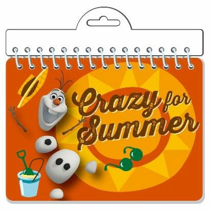 Disney Frozen Olaf Crazy for Summer Autograph Book