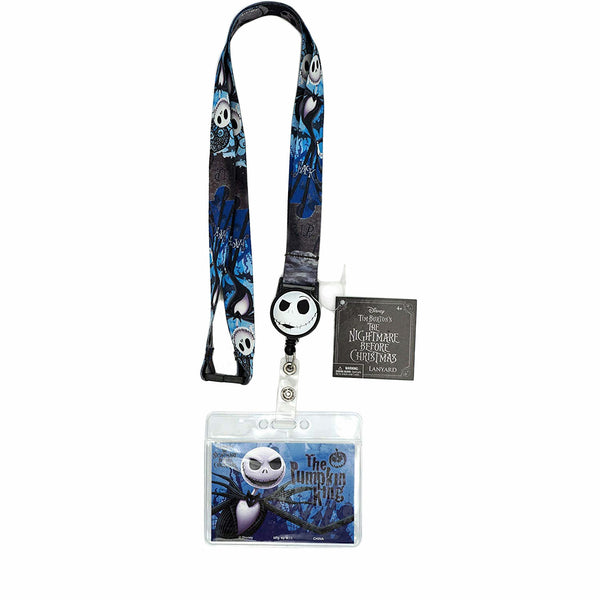 The Nightmare Before Christmas Jack Lanyard with Retractable Card Holder