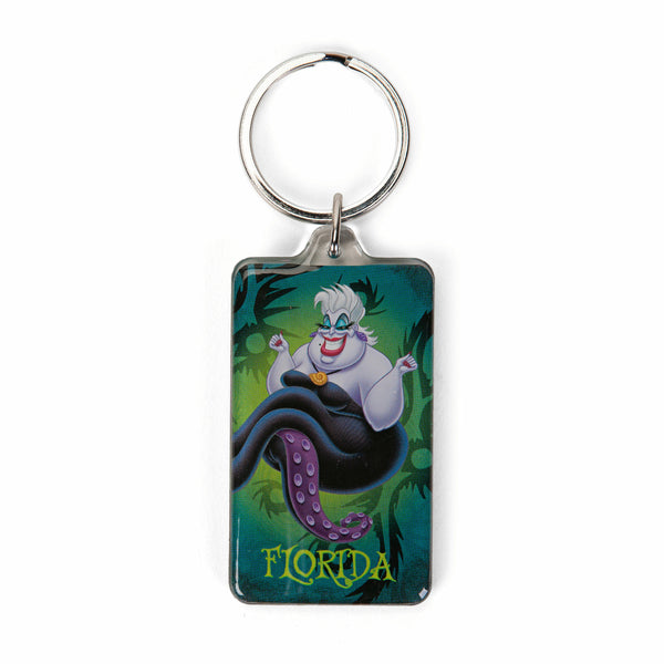 Disney Villains Florida Ursula Lucite Keychain