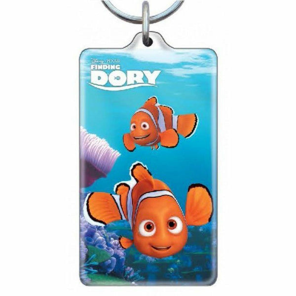 Disney Pixar Finding Dory Nemo & Marlin Lucite Keychain