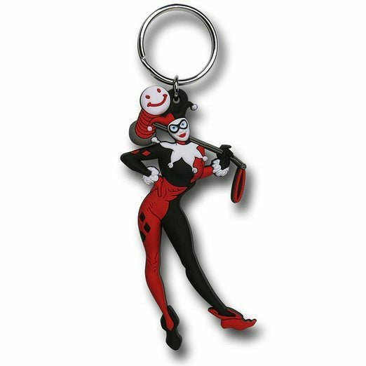 DC Comics Harley Quinn Soft Touch PVC Keychain