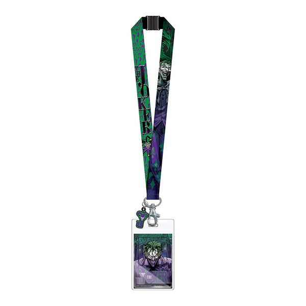 DC Comics The Joker Lanyard with PVC Soft Dangle