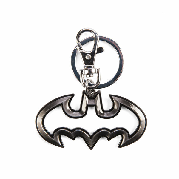 DC Comics Batman Logo Cut Out Pewter Keychain