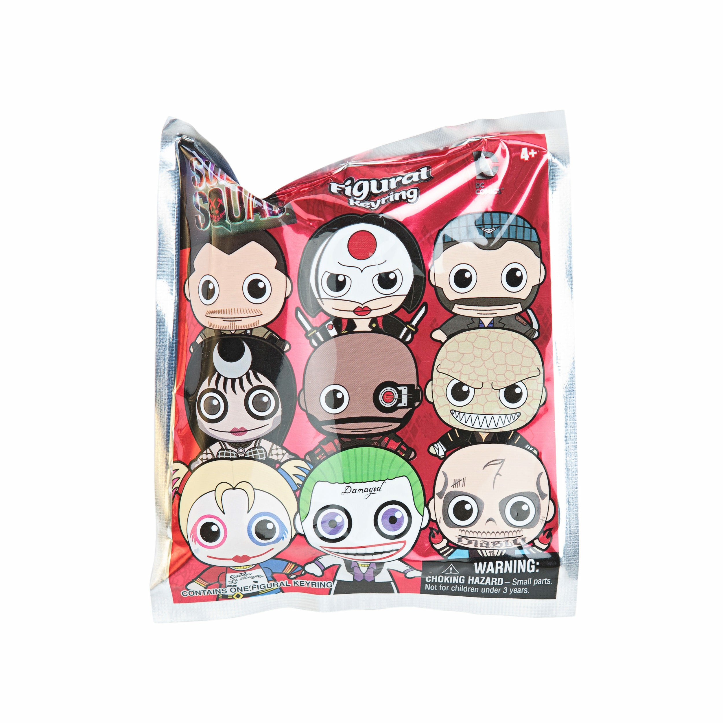 DC Comics Suicide Squad 3D Foam Keychain Mystery Pack (1 Random)