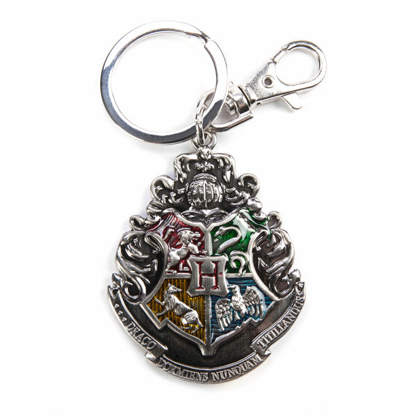 Harry Potter Hogwarts Crest Pewter Keychain