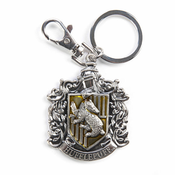 Harry Potter Hufflepuff Crest Pewter Keychain