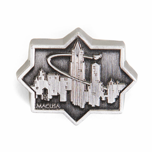 Fantastic Beasts and Where to Find Them Macusa City Pewter Lapel Pin