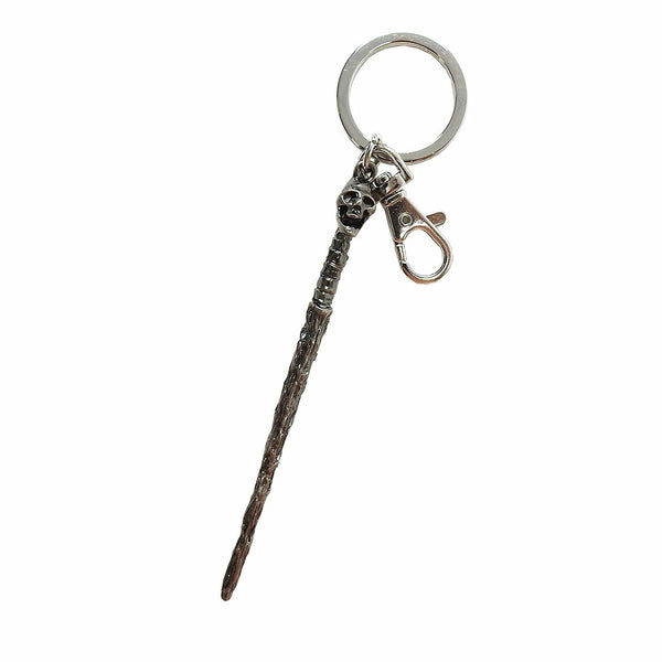 Harry Potter Death Eater Wand Pewter Keychain