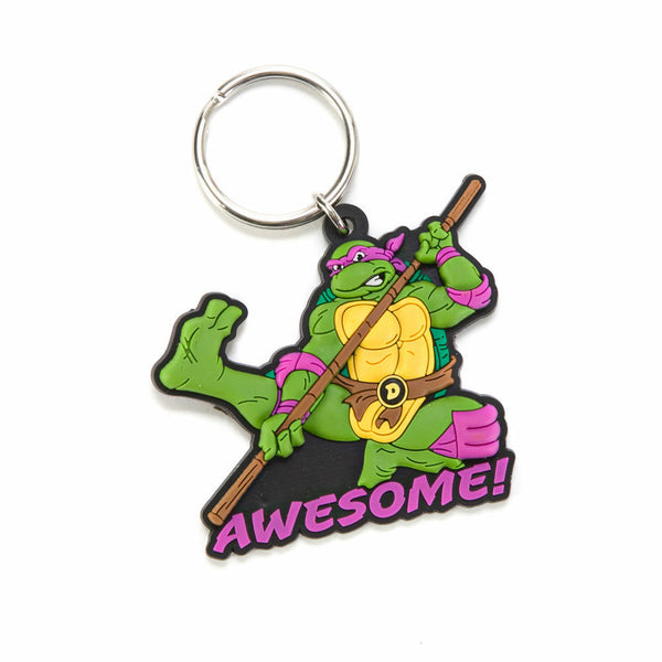 Teenage Mutant Ninja Turtles Donatello Laser Cut Rubber Keychain