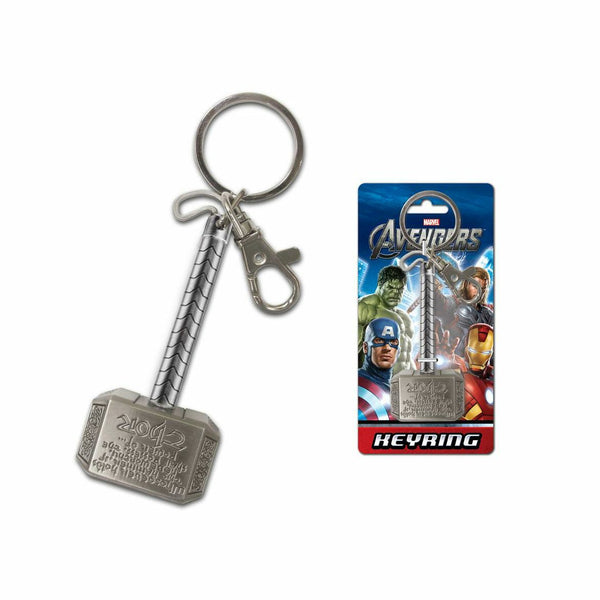 Marvel Thor Hammer Pewter Keychain