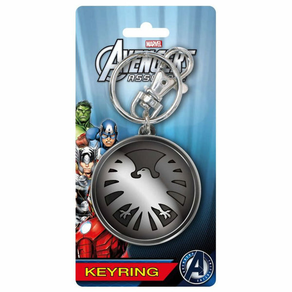 Marvel Avengers Eagle Logo Pewter Keychain