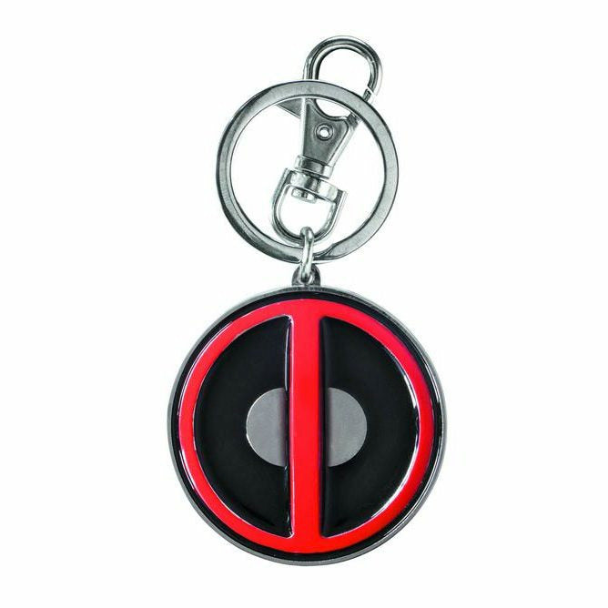 Marvel Deadpool Logo Pewter Keyring