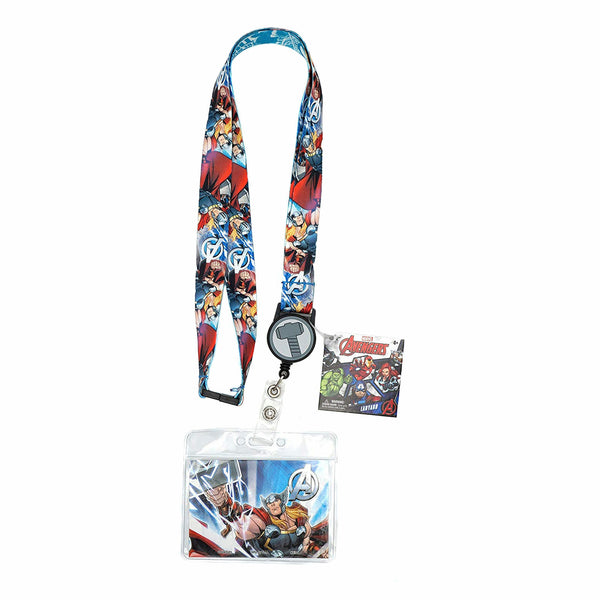 Marvel Avengers Thor Lanyard with Retractable Card Holder