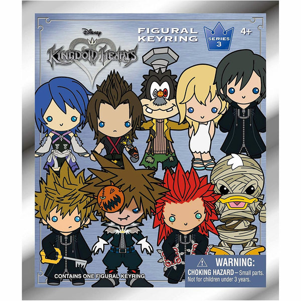 Kingdom Hearts Series 3 Mystery Pack 3D Figural Keychain (1 Random)