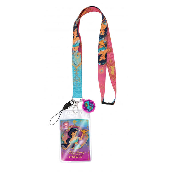 Aladdin Pink Lanyard with Charm