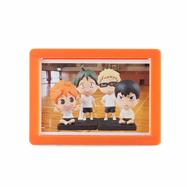 Haikyu!! Karasuno High Cheese Series Orange Ver. Photoframe Mini Figure