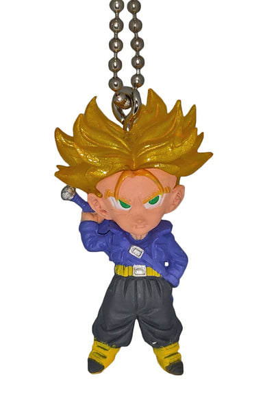 Dragon Ball Super UDM The Best 19 Super Saiyan Future Trunks Figure Keychain