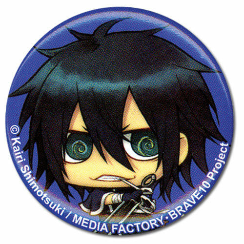 Brave 10 Saizo 1.25" Button