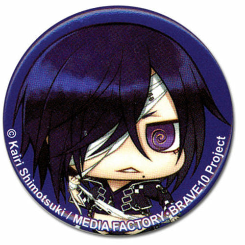 Brave 10 Rokuro 1.25" Button
