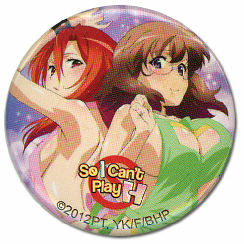 So I Cant Play H! Lisara and Mina 1.25Inch Button