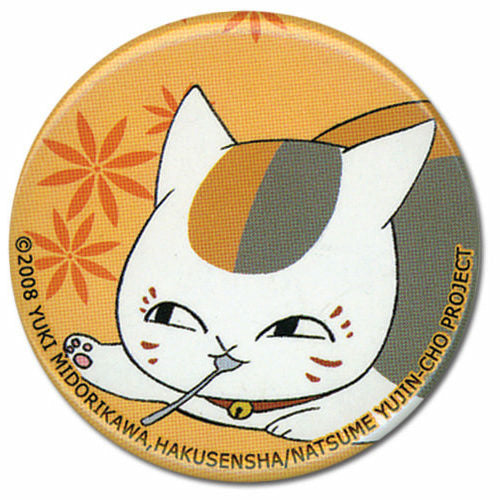 Natsumes Book Of Friends Nyanko Spoon Button
