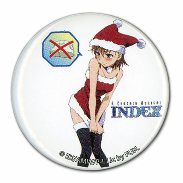 A Certain Magical Index Christmas Misaka 1.25 inch Button