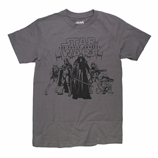 Star Wars VII: The Force Awakens The New Empire Mens Grey T-Shirt
