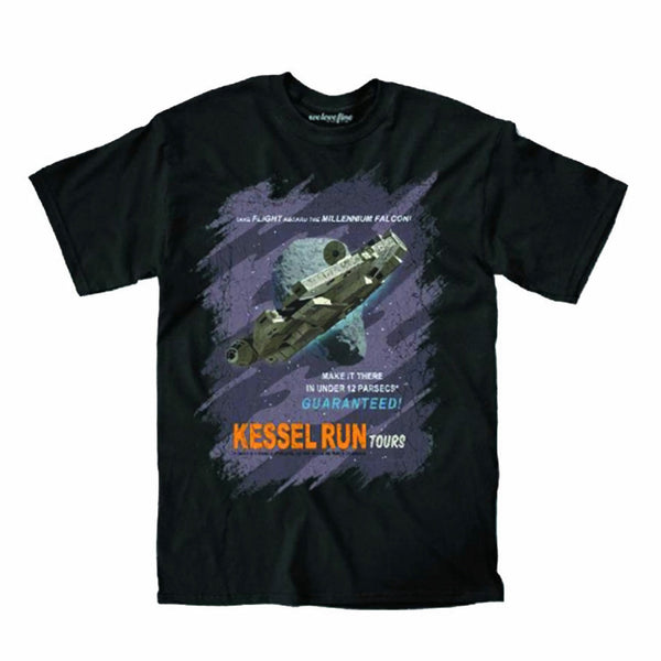 Star Wars Kessel Run Tours Mens Black T-Shirt
